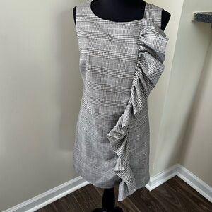 JB by Julie Brown Plaid Ruffle Mini Dress